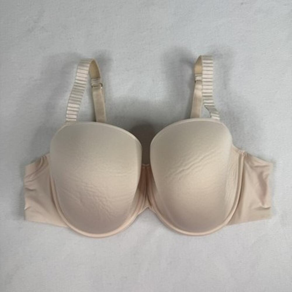 Third Love Bra 42D Beige 24/7 Classic T Shirt Underwire Padded Seamless